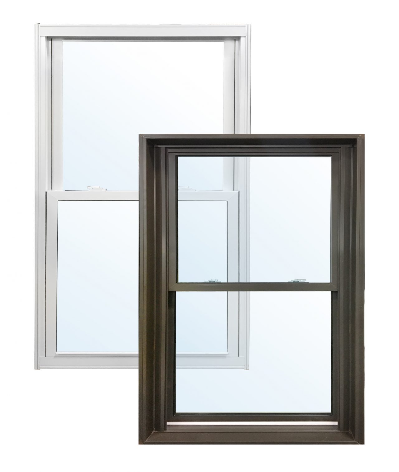 Close-up of newly installed fiberglass windows, offering durability, energy efficiency, and low maintenance. Empire Contractors LLC provides professional fiberglass window installation and replacement services in Cincinnati, OH, and surrounding areas.